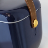 Glacière intelligente Lulu Cooler 6L, finition laquée brillante, style tendance, avec bandoulière, pour canettes, boissons et bière