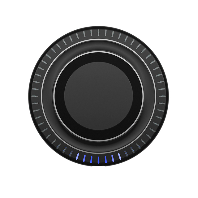 Custom Logo 10w Smart Mobile Phone Wireless Chargers Portable Desktop Round Universal Wireless Phone Charger for Cell Phone