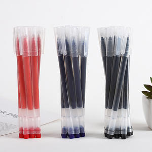 Bolígrafos de Gel de 0.5mm con Logotipo Personalizado, Cuerpo Transparente de Plástico, Tinta Azul, Negra, Roja y Verde, Regalo Promocional para la Escuela y Oficina, Gran Venta - Product Image 6