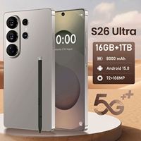 Téléphone portable S26 Ultra original 2026, nouveau modèle, très demandé, 16 Go + 512 Go, 256 Go, 5G, double carte SIM, Android 14 5G