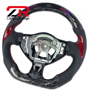 พวงมาลัยคาร์บอนไฟเบอร์ LED สำหรับรถนิสสัน350Z 370Z Z34 R35สำหรับ Infiniti FX30 FX35 FX37 FX50ปลอมแปลง QX70 - Product Image 3