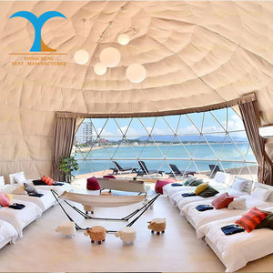 Tentes préfabriquées de luxe, dôme géodésique étanche pour le glamping, tente extérieure de 6m <span class=keywords><strong>Domo</strong></span> Geodesico, tente pour enfants, cubes de <span class=keywords><strong>sauna</strong></span> - Product Image 5