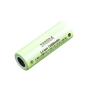 קיבולת סופר הספק גבוהה 7200mah li-ion 26800a 3.7 סוללה חיצונית עליונה שטוחה עבור טלפונים ניידים במלאי - Product Image 1