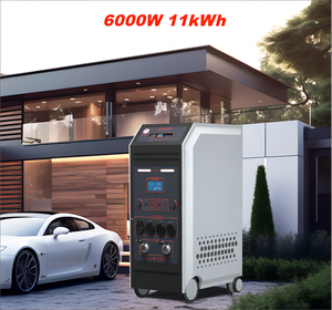Estación de Energía Solar Recargable de 6000W y 11kWh para Exteriores, 220v, Almacenamiento de Energía Móvil para el Hogar, Fuente de Alimentación Móvil con Función UPS - Product Image 2