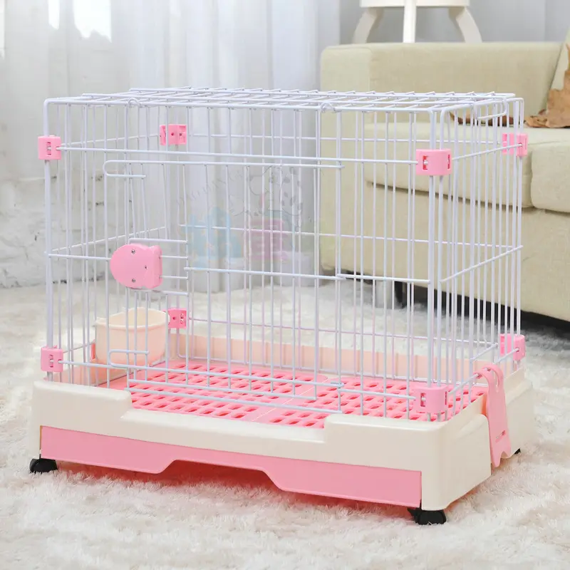 Flat Roof Puppy Metal Kennel Cage Dog Cage