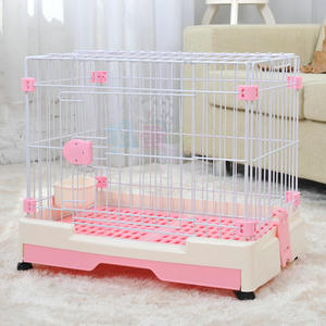 กรงสุนัขโลหะลูกสุนัขหลังคาแบนกรงสุนัข - Product Image 2