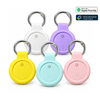 Localisateur d'objets intelligent à double système compatible Apple Find My et Google Find Hub, étanche, anti-perte, pour les voyages en extérieur et les soins des animaux de compagnie