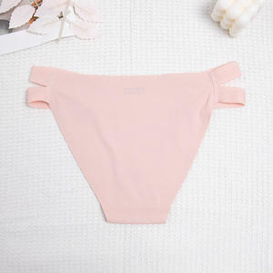 Culottes en soie glacée pour femmes, découpées au laser, taille basse, écologiques, sans coutures, respirantes, grandes tailles, vente en gros - Product Image 3