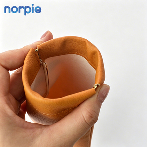 Estuche para Gafas de PU Vibrante Naranja con Cierre a Presión, Impresión UV, Forro Polar Suave, Envío Rápido, Bolsa para Accesorios de Visión - Product Image 5