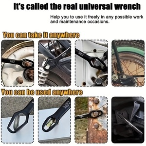 Guest Quality Adjustable Double-Ended Wrench 8-22mm Metric Manual Industrial Tool - Product Image 5