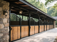 Boîte d'écurie pour chevaux de grande capacité pour des fournitures en vrac stables