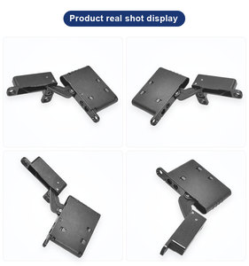 Mang <span class=keywords><strong>15</strong></span> kg mềm đóng không khí bản lề đồ nội thất tủ ẩn cửa bản lề 3D có thể điều chỉnh vô hình giấu bản lề - Product Image 3