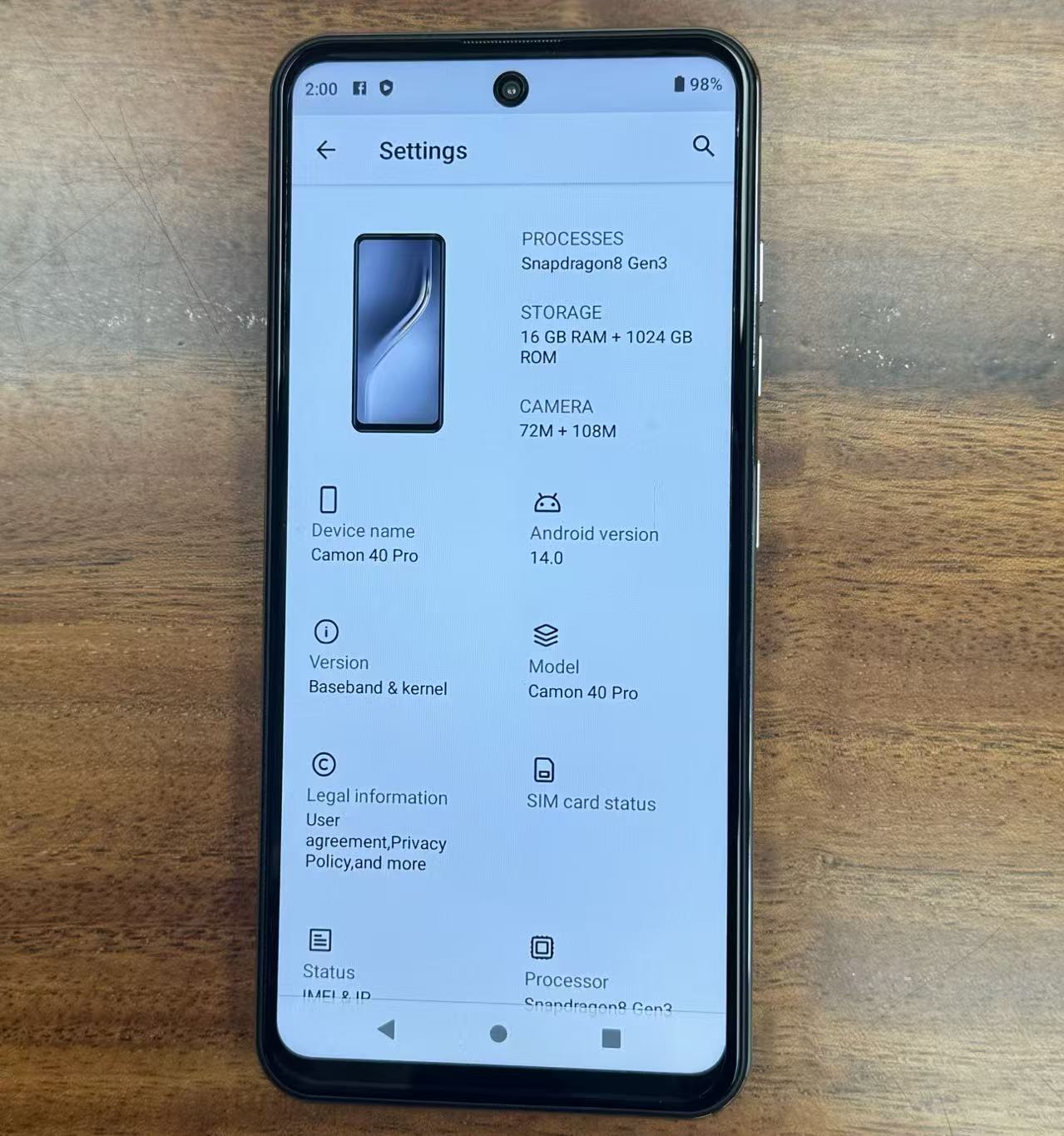 techno camon 40 pro 5g