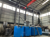 Four de carbonisation Mingyang 2 tonnes à flux d'air, chauffage indirect, pyrolyse haute température, cylindre multi-réservoirs