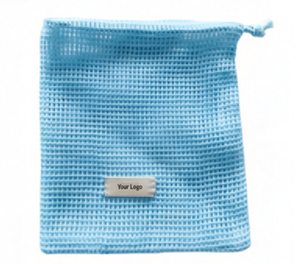 Bolsas de Malla de Algodón con Cordón, Reciclables y Naturales, de 11*13 cm, con Etiqueta Personalizada, para Jabón, Cosméticos, Champú y Loción - Product Image 2