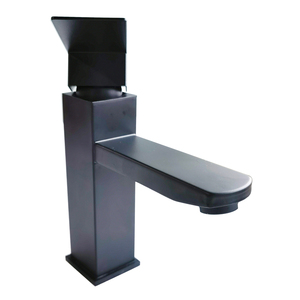 Vòi Hình Vuông Màu Đen Hiện Đại Máy Trộn Nước Nóng Và Lạnh Vòi Nước Nhà Tắm Nhà Bếp NBYT-3321B CE Đương Đại Bằng Gốm - Product Image 6