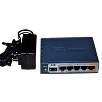 Mikrotik Hex S Rb760igs tam Gigabit 5-port elektrik bağlantı noktası 1 optik Port POE ROS Router zayıf akım kutusu yeni kablosuz Guangdong