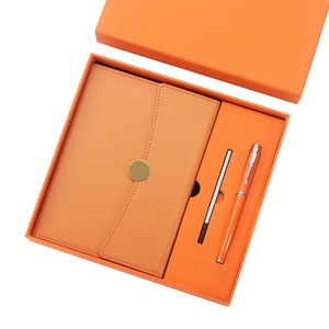Customized Logo A5 <b>Notebook</b> Metal <b>Pen</b> Embossed Printing Custom Colors 100% Polyester Fabric Summer Enterprise Business Gift <b>Set</b> - Product Image 6