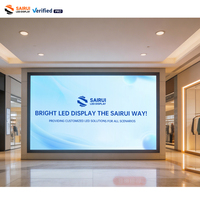 Panneau mural vidéo LED fixe pour intérieur, 640*480mm, service frontal, écran d'affichage LED à contraste élevé pour salle de contrôle