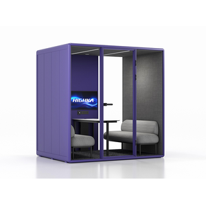 Cabina de trabajo para reuniones de oficina cabina silenciosa acústica para cabina de teléfono insonorizada de oficina - Product Image 2