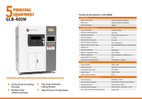 AX-GLB400M Printer 3D Logam Otomatis Kelas Industri Baru-Teknologi SLM Ukuran Besar Konektivitas USB/WiFi Multi-Material