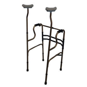 Marcheur en aluminium durable avec le soutien d'aisselles pour les personnes âgées et handicapées - Product Image 2