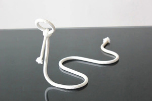 Décoration de table créative : Étagère suspendue en cordes, porte-vin serpentin, support de bar, présentoir de cave à vin en cordes - Product Image 6