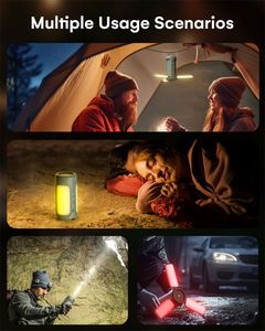 Powerbanks ชาร์จโทรศัพท์ได้อเนกประสงค์กลางแจ้ง SOS ไฟ LED เต็นท์เดินทางพับได้ตั้งแคมป์ - Product Image 5