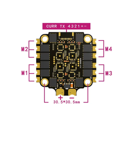Hakrc F7 <span class=keywords><strong>MATEK</strong></span> <span class=keywords><strong>F722</strong></span> <span class=keywords><strong>SE</strong></span> Flytower 2-6S X4 45A/60A/70A 4-in-1 ESC ชุดควบคุมการบินโดรนขนาด 5-9 นิ้ว สำหรับ FPV - Product Image 6