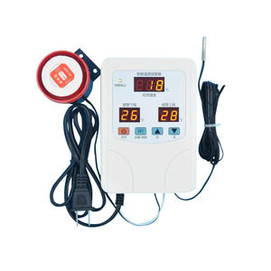 Capteur d'alarme de température intelligent haute précision 220V pour poulaillers et salles d'élevage – Alerte de température trop basse - Product Image 1