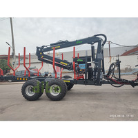 Gru Idraulica Forestale DIBO da 3-16 Tonnellate con Certificazione CE, Alimentazione Elettrica/Benzina/Diesel, Braccio Telescopico ad Alta Produttività