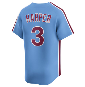 Maglie da baseball da uomo Philadelphia # Maglia da Giocatore Edizione Limitata 3 Harper Blue City Connect - Product Image 2