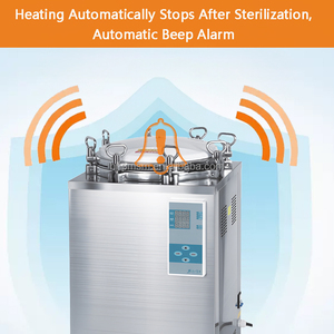 Sterilizzatore a vapore verticale ad alta efficienza sterilizzatore a vapore per laboratorio strumento medico sterilizzazione portatile 150L - Product Image 3
