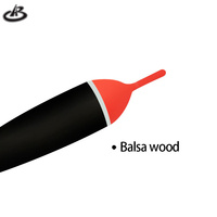 Nouvelle conception 3g 4.5g 6.5g 9g 15g Flotteurs de pêche en fibre de carbone et bois de balsa