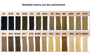 Set de Peluca con Clip de Encaje Personalizado, Extensiones de Cabello Largo y Liso para Mujer, Permanente, Shandong - Product Image 6