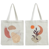 Sac de shopping en coton personnalisé, sac fourre-tout en toile uni avec logo brodé ou imprimé sur mesure