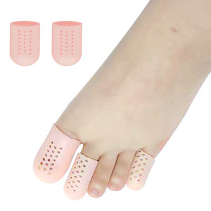 מפריד סיליקון שקוף שקוף במיוחד הסיטונאי של כובע כף הרגל נושם עבור טיפול יעיל ברגל - Product Image 5