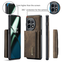 Étui de téléphone portefeuille en cuir détachable magnétique de poche de carte de luxe pour Oneplus 11 10 Pro Ace/10R Nord N200