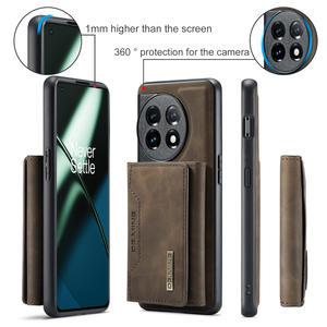 กระเป๋าใส่บัตรหรูหราแม่เหล็กที่ถอดออกได้กระเป๋าสตางค์หนังสําหรับ<span class=keywords><strong>Oneplus</strong></span> 11 10 Pro Ace/10R <span class=keywords><strong>Nord</strong></span> N200 - Product Image 6