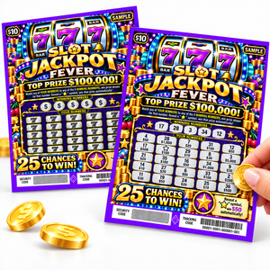 Boletos de Lotería Rasca y Gana al por Mayor, Personalizados, con Código de Barras Variable, Múltiples Mecanismos de Juego, Impresión Instantánea - Product Image 2