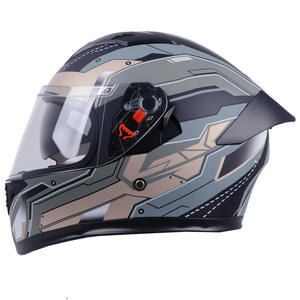 Casque de moto électrique à double miroir pour hommes et femmes, coupe-vent à double miroir, chaud et sûr - Product Image 1