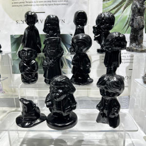 Vendite calde <span class=keywords><strong>ossidiana</strong></span> Harry intaglio intagliato a mano <span class=keywords><strong>ossidiana</strong></span> intaglio per regalo di cristallo - Product Image 1