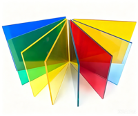 Plaque de polycarbonate solide multicolore haute transparence, vierge, protégée contre les UV, panneaux de toiture en PC incassables, garantie 10 ans