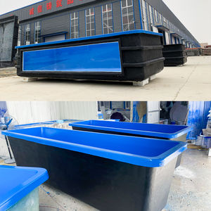 Bassin d'élevage de koïs en fibre de verre durable pour l'extérieur, pour système aquaponique RAS (Système d'aquaculture à recirculation) - Product Image 4