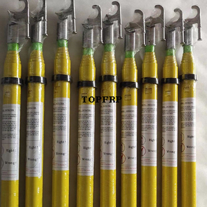 3m 4m 5m 6m 7m 8m 9m 10m 11m 12m Telescopic Fiberglass Triangular Hot Stick - Product Image 5