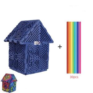 <span class=keywords><strong>2026</strong></span>年流行产品 儿童创意感官玩具 拼接小房子 3D减压感官活动板 - Product Image 5