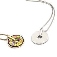 Nouveau collier ras du cou classique peint, style bohème, pour femmes, colliers bijoux femme, chaîne serpent, pendentifs