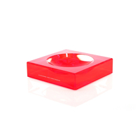 Sucrier acrylique personnalisé bol de bonbons en perspex coloré de sécurité alimentaire pour la décoration de mariage