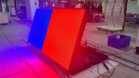 Armoire d'affichage LED extérieure à service frontal, en aluminium moulé sous pression, modulaire, installation rapide, mur vidéo LED P2 P2.5