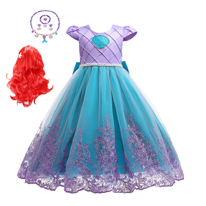 Costumi 2024 elegante principessa pesca per bambina <span class=keywords><strong>Costume</strong></span> di <span class=keywords><strong>natale</strong></span> Cosplay di Halloween - Product Image 5